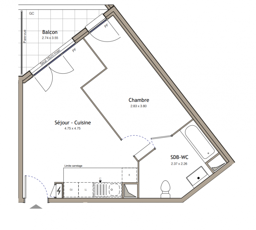 Plan du lot