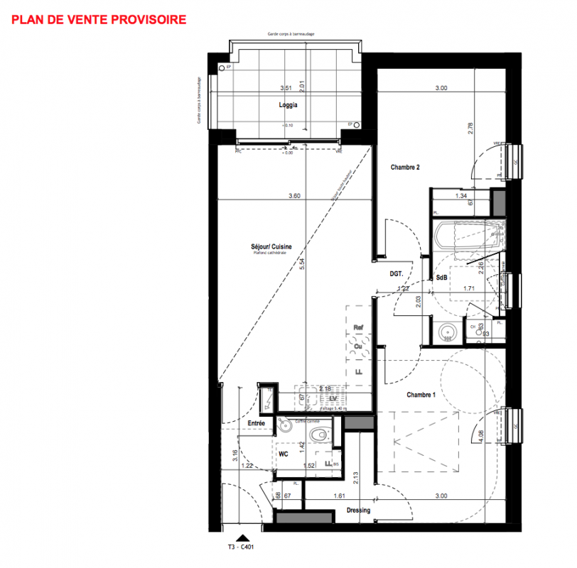 Plan du lot