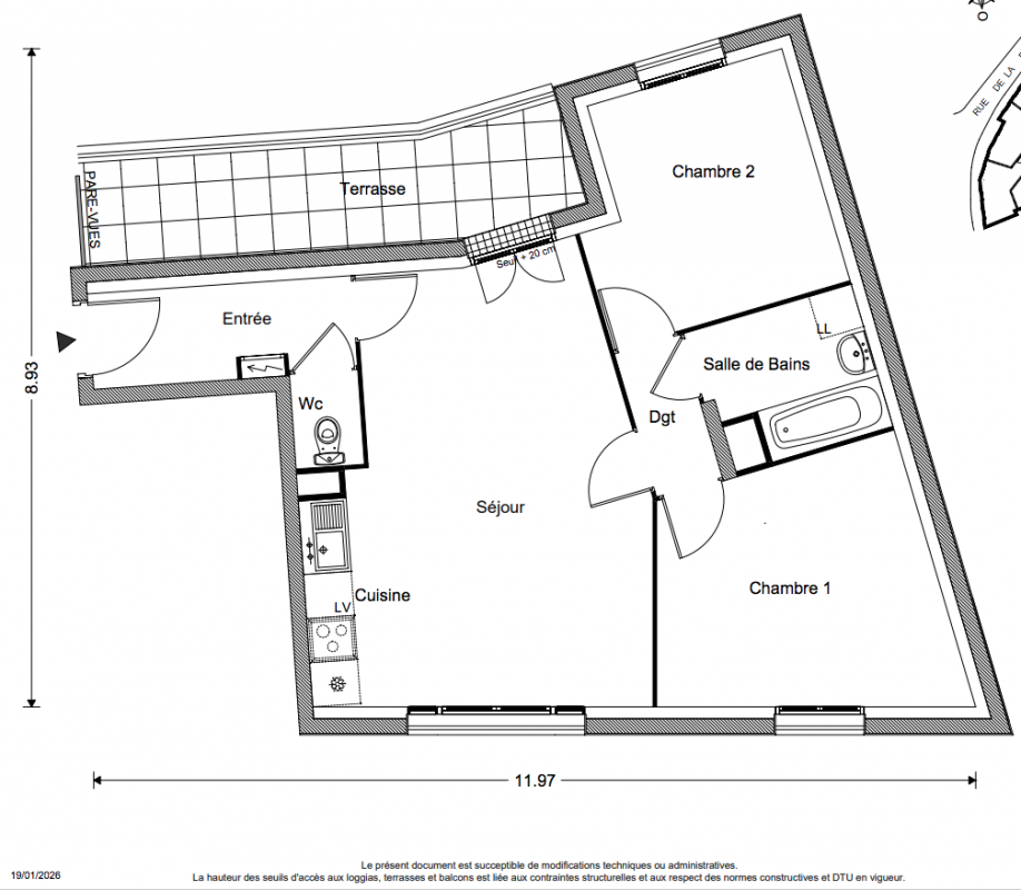 Plan du lot