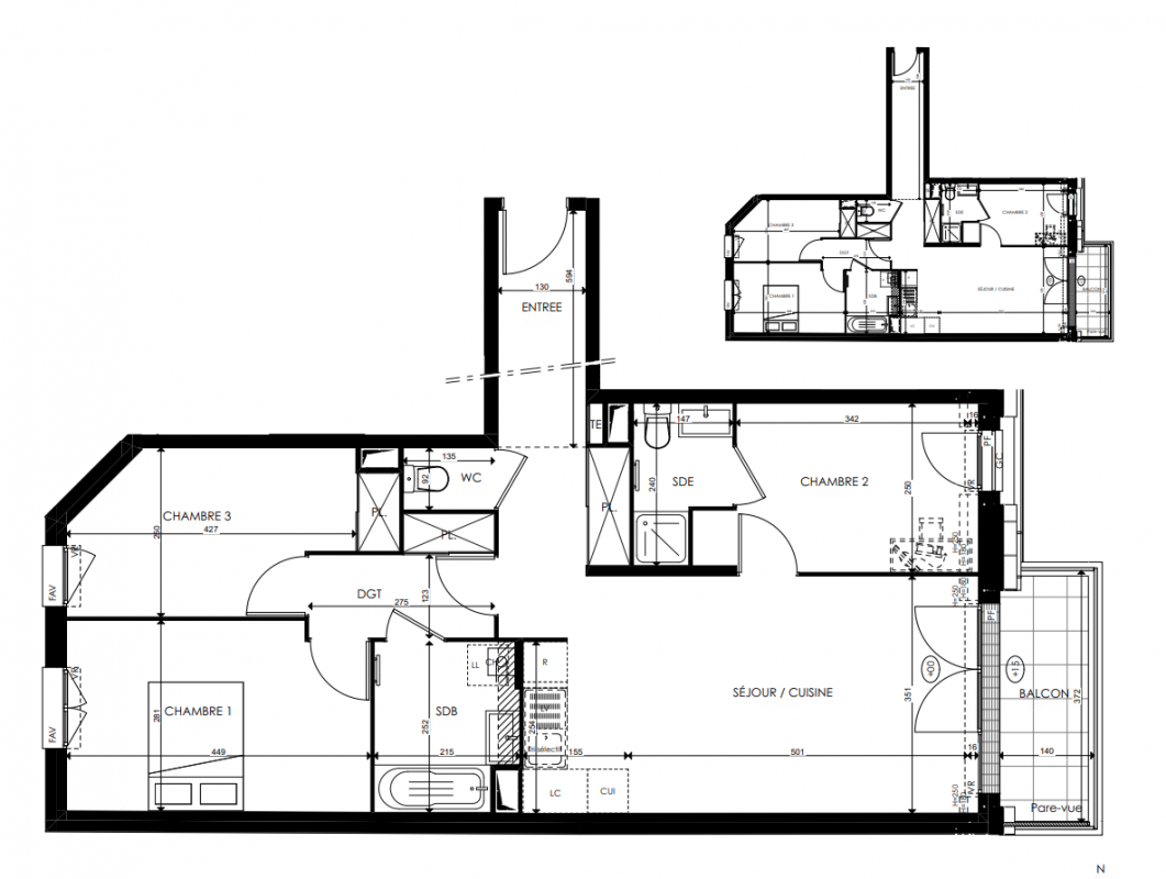 Plan du lot
