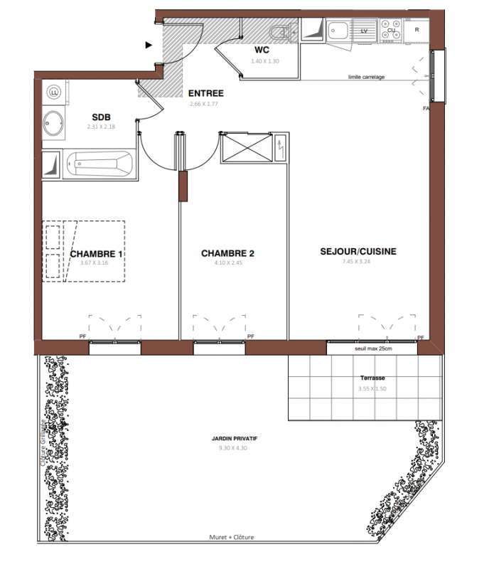 Plan du lot