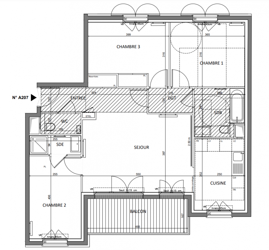 Plan du lot