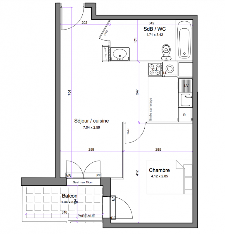 Plan du lot