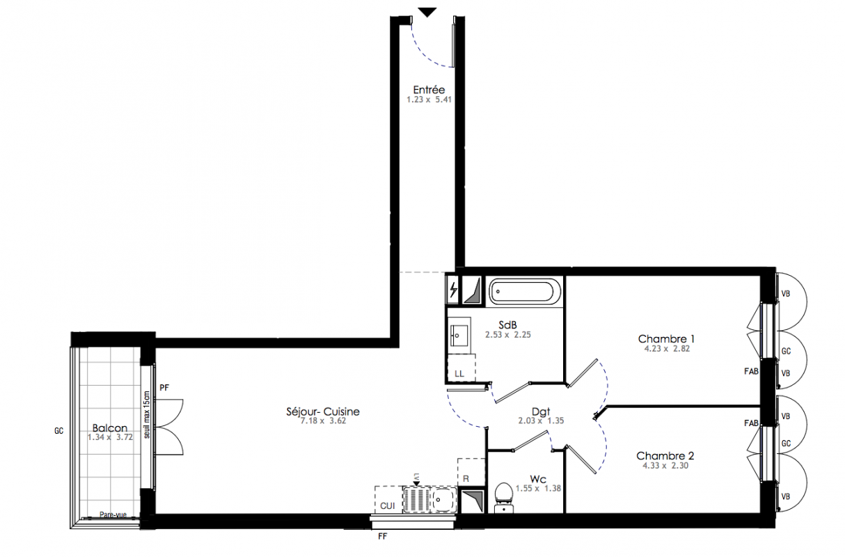 Plan du lot