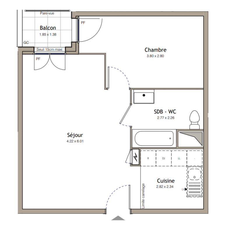 Plan du lot