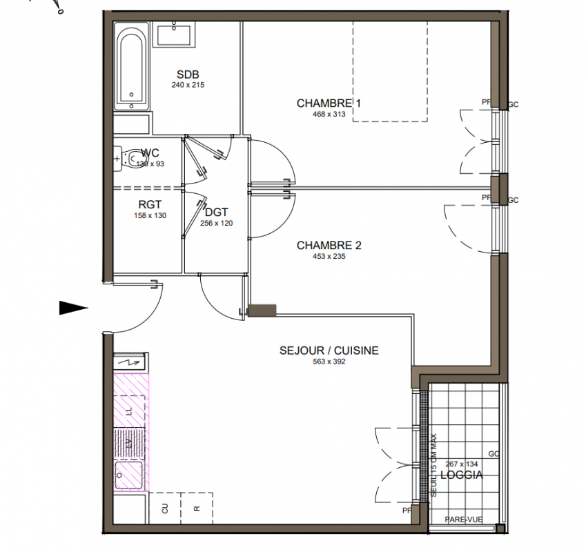Plan du lot