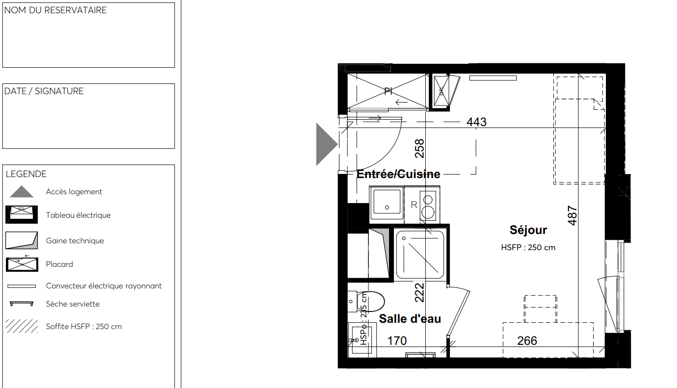Plan du lot