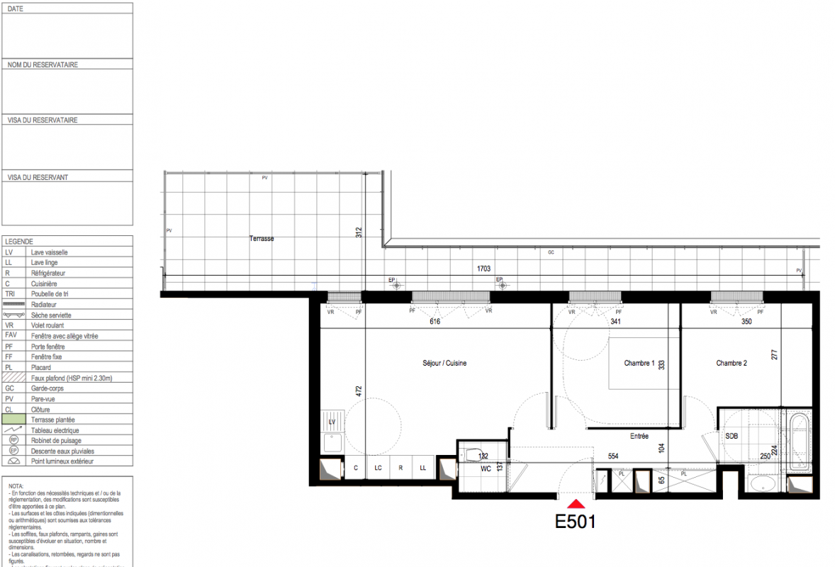 Plan du lot