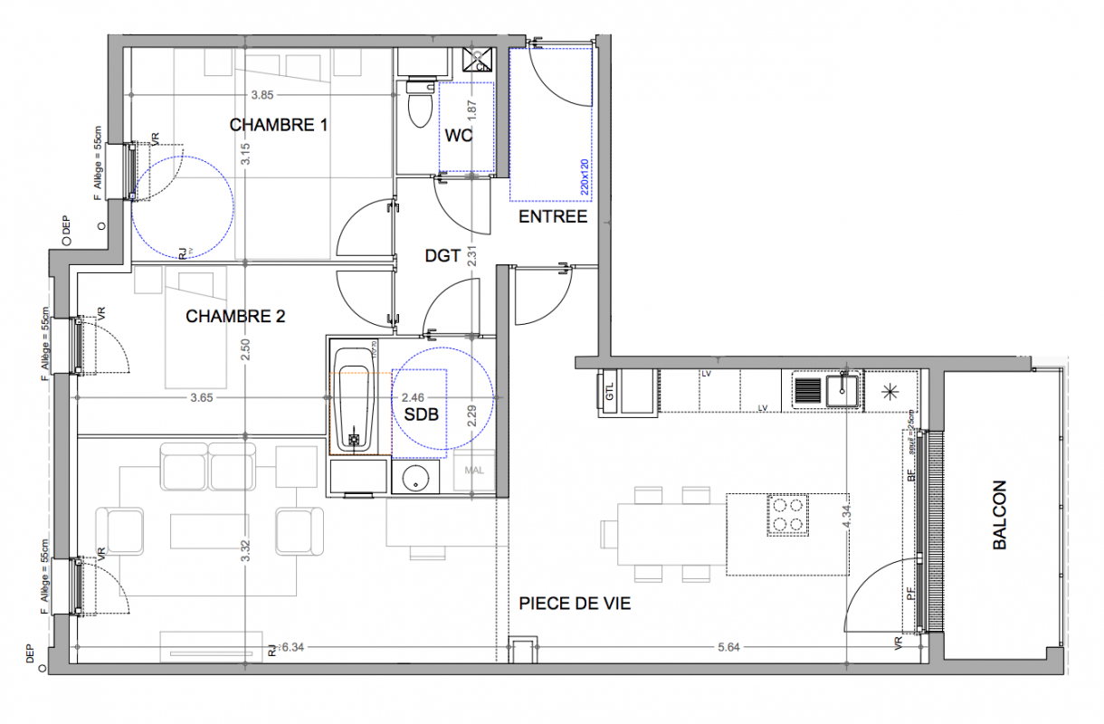 Plan du lot