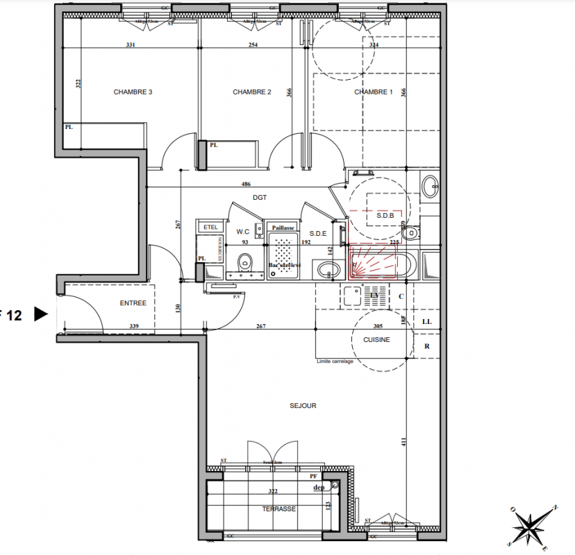 Plan du lot