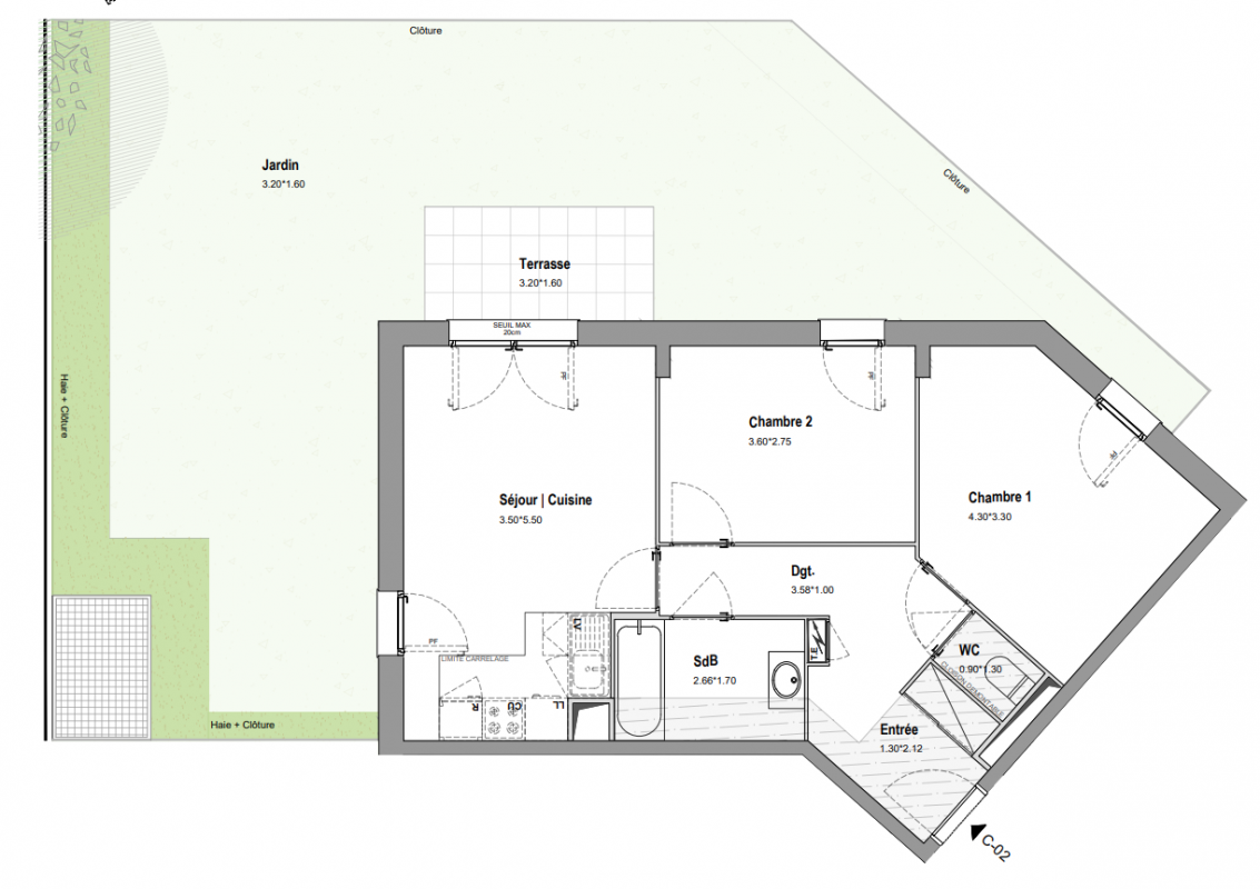 Plan du lot