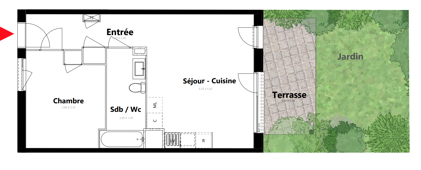 Plan du lot
