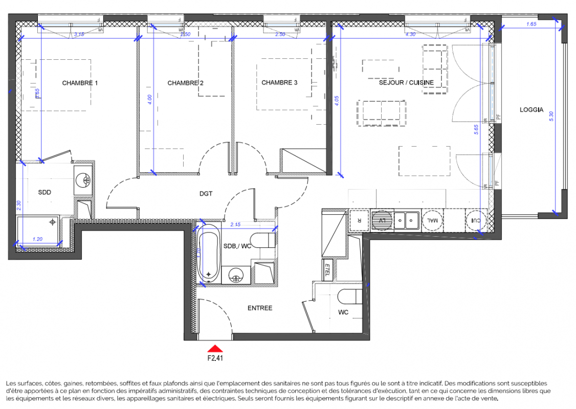 Plan du lot