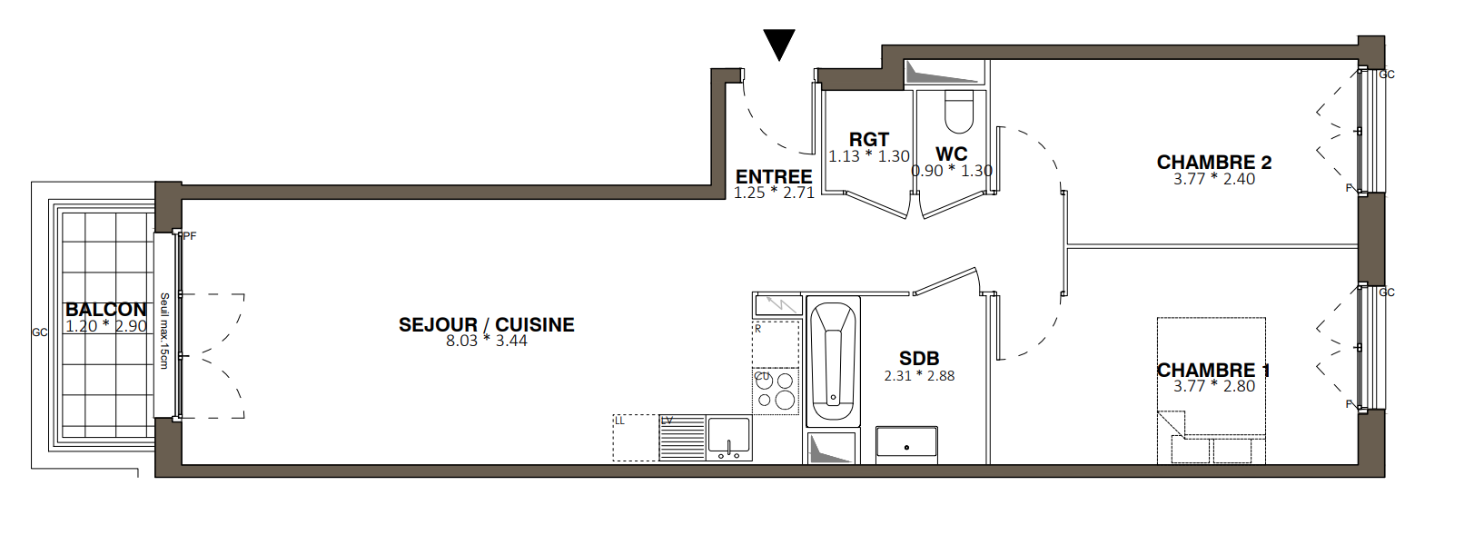 Plan du lot