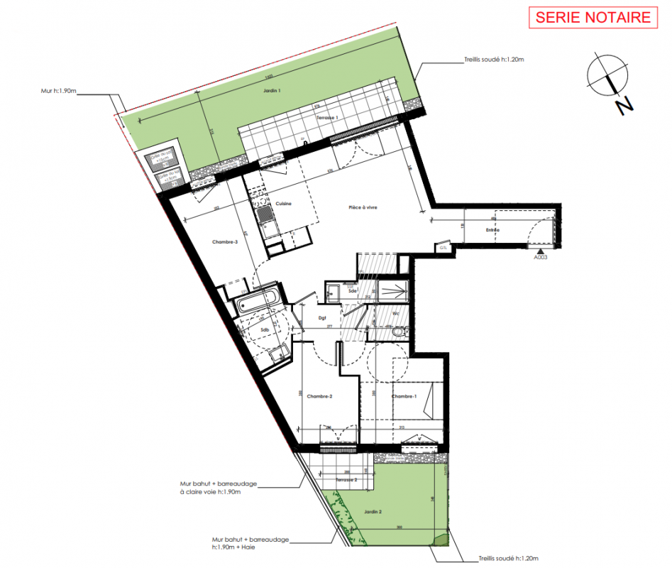 Plan du lot