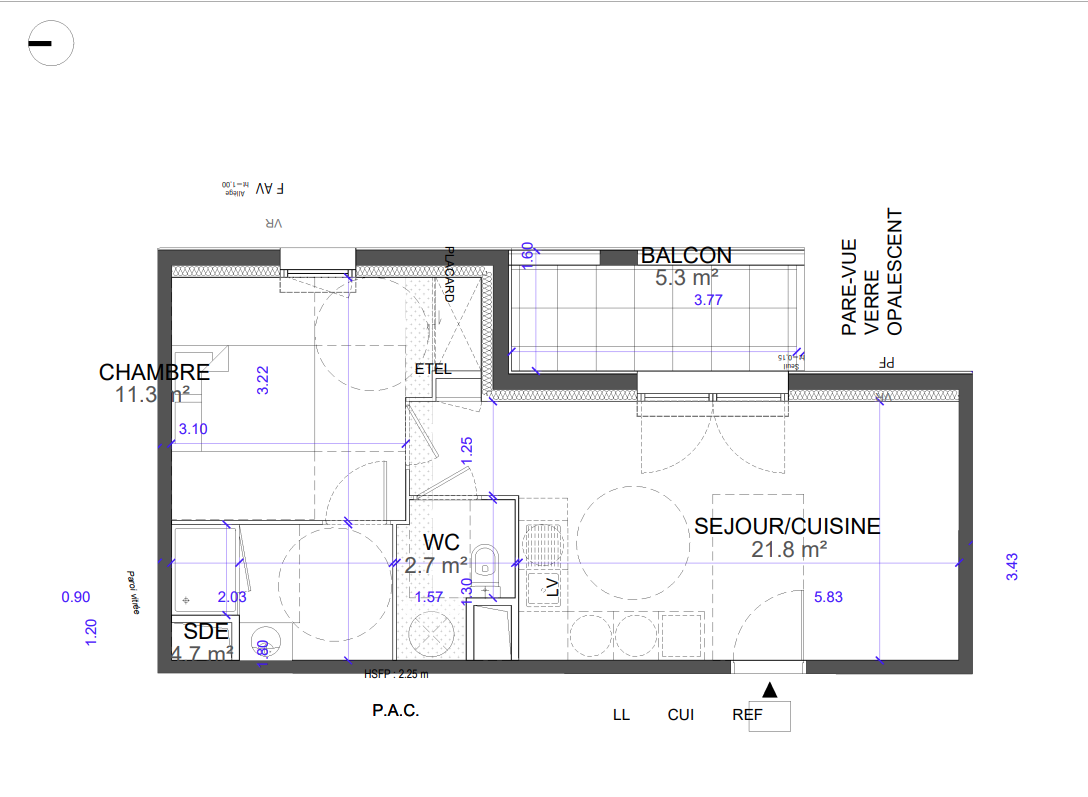 Plan du lot