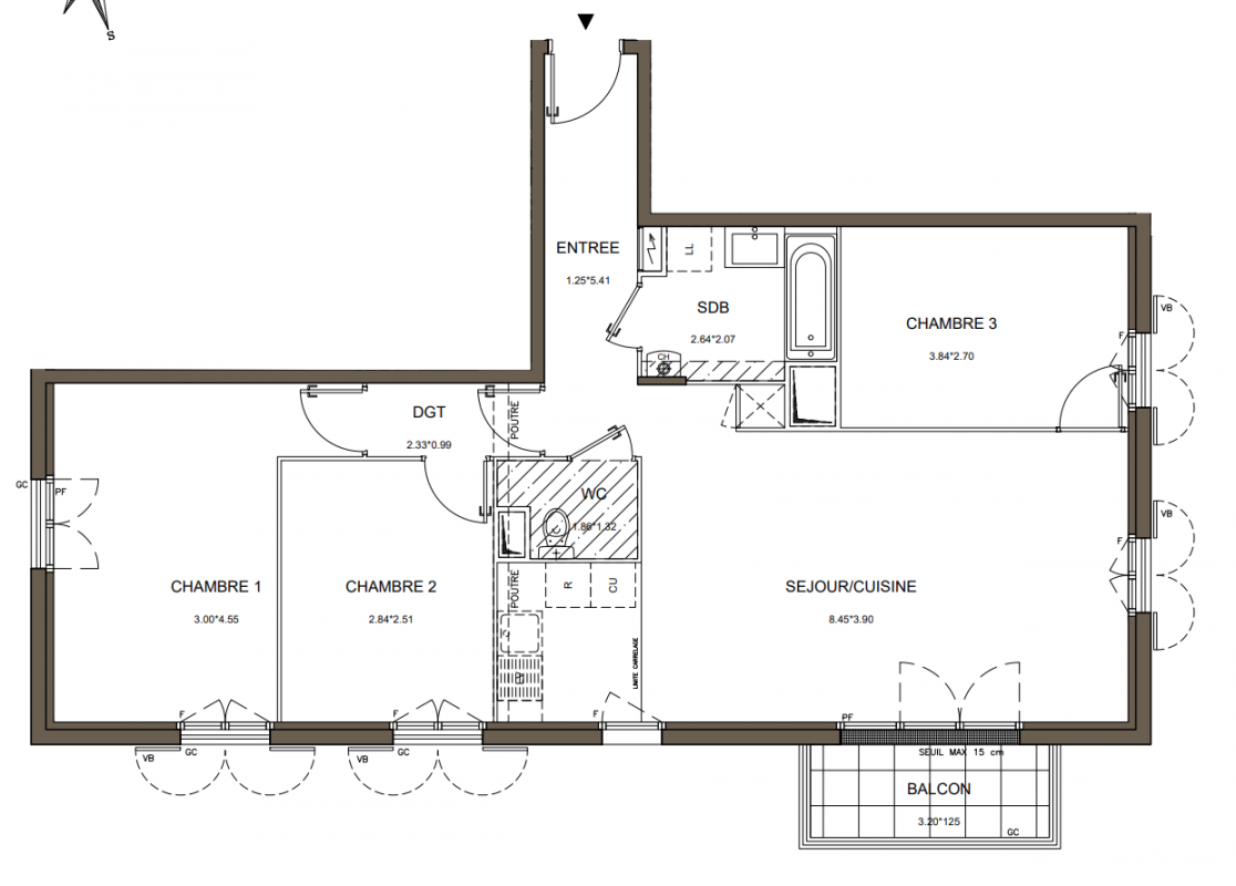 Plan du lot
