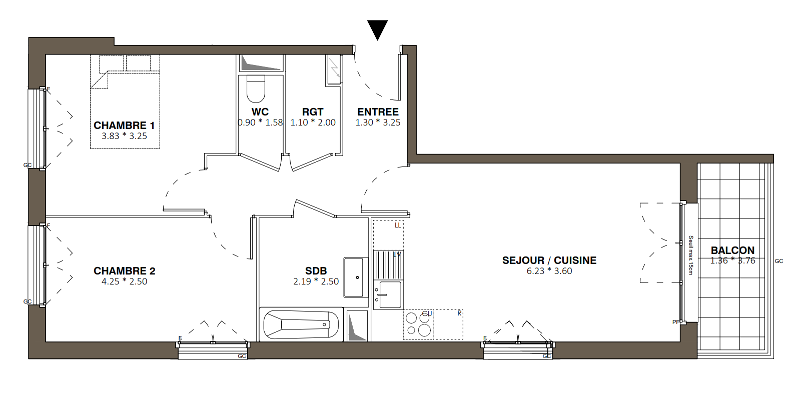 Plan du lot