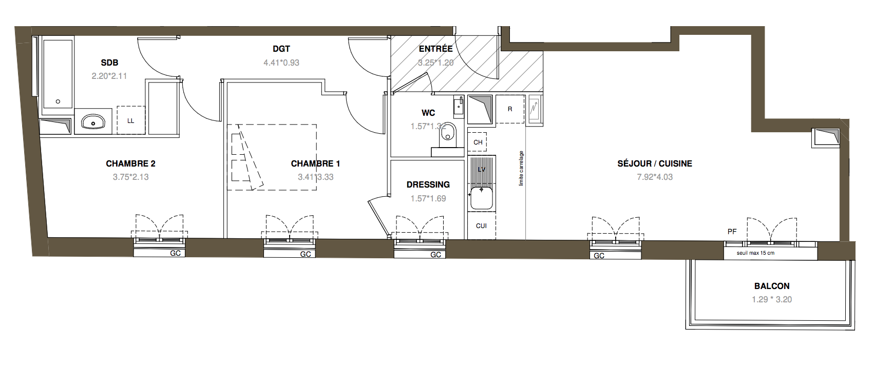 Plan du lot