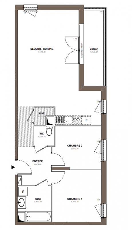 Plan du lot