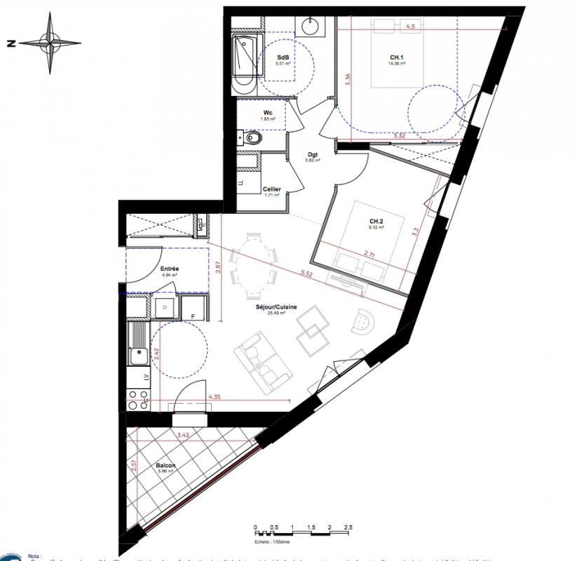 Plan du lot