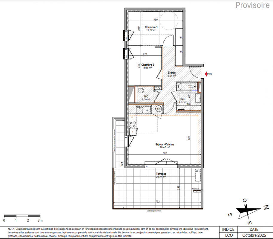 Plan du lot