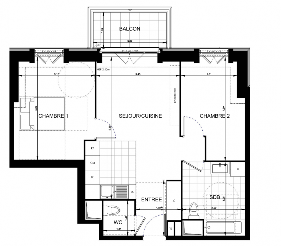 Plan du lot