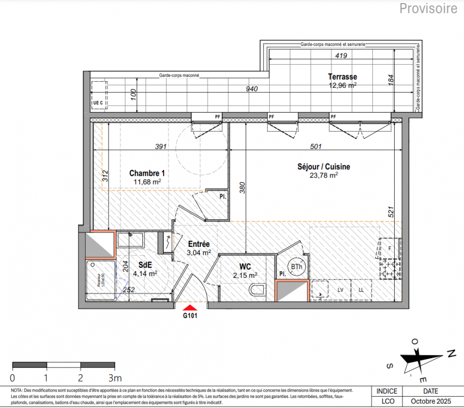 Plan du lot