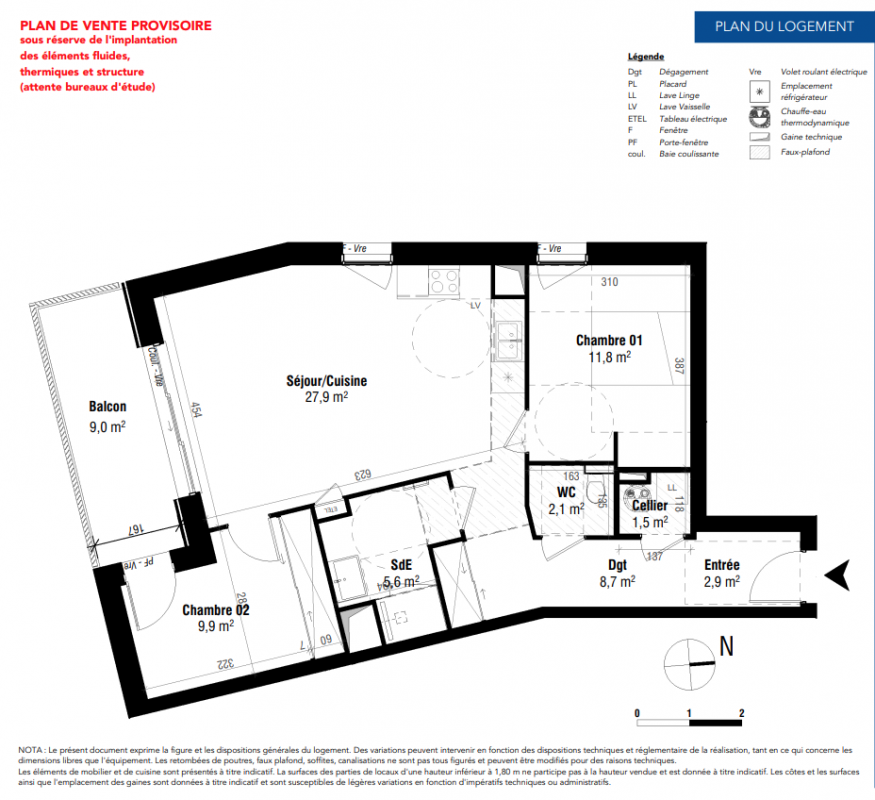Plan du lot