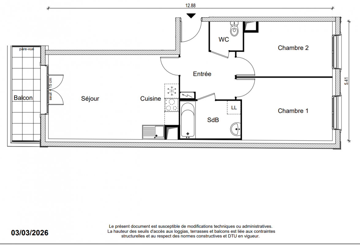 Plan du lot