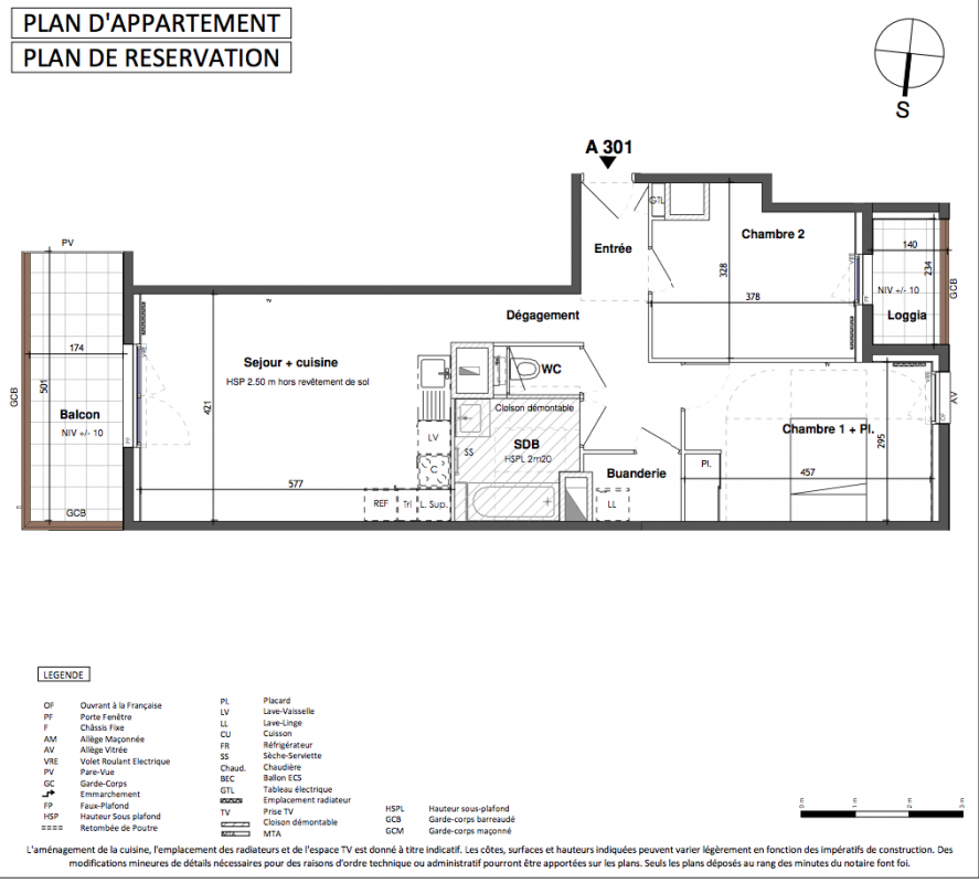 Plan du lot