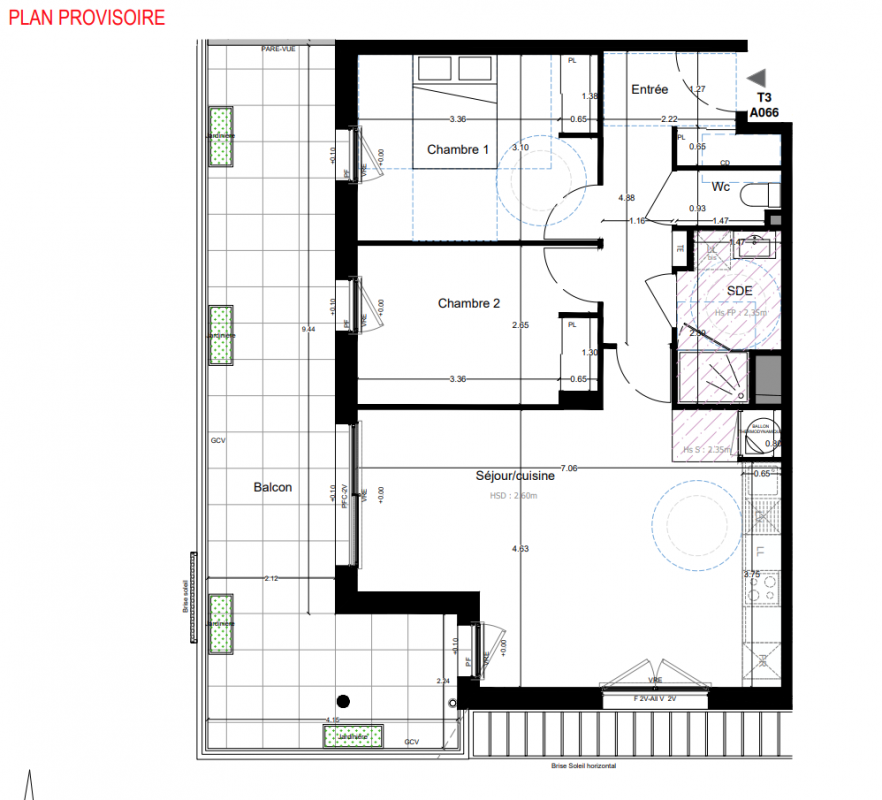 Plan du lot