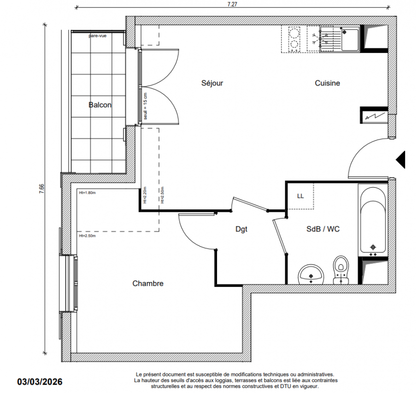Plan du lot