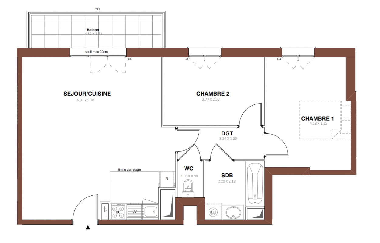 Plan du lot