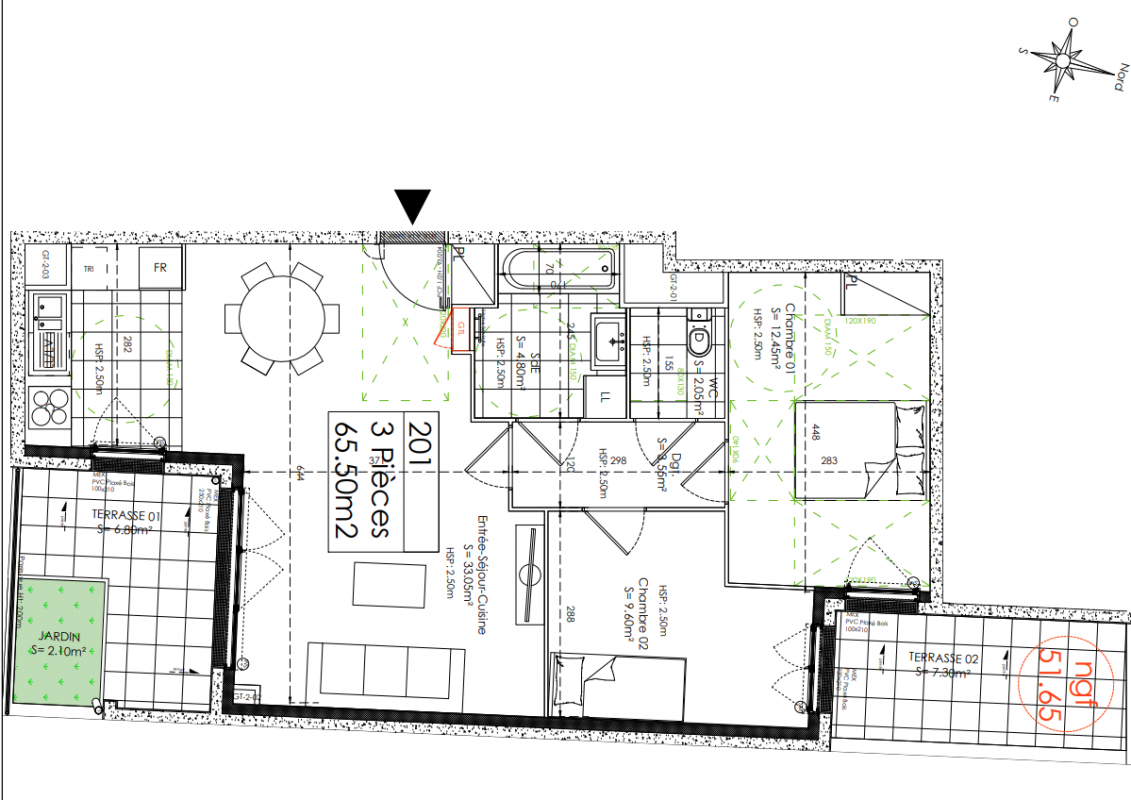 Plan du lot