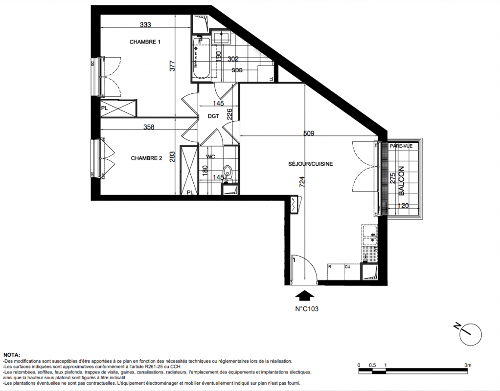 Plan du lot