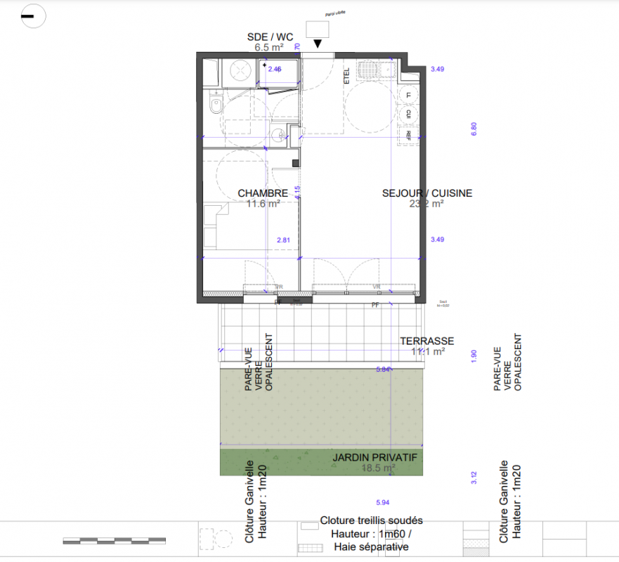 Plan du lot