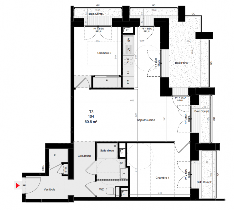 Plan du lot