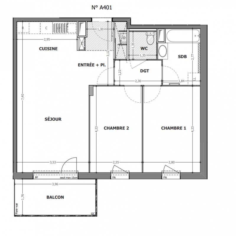Plan du lot
