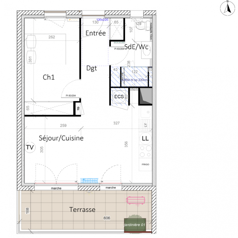 Plan du lot