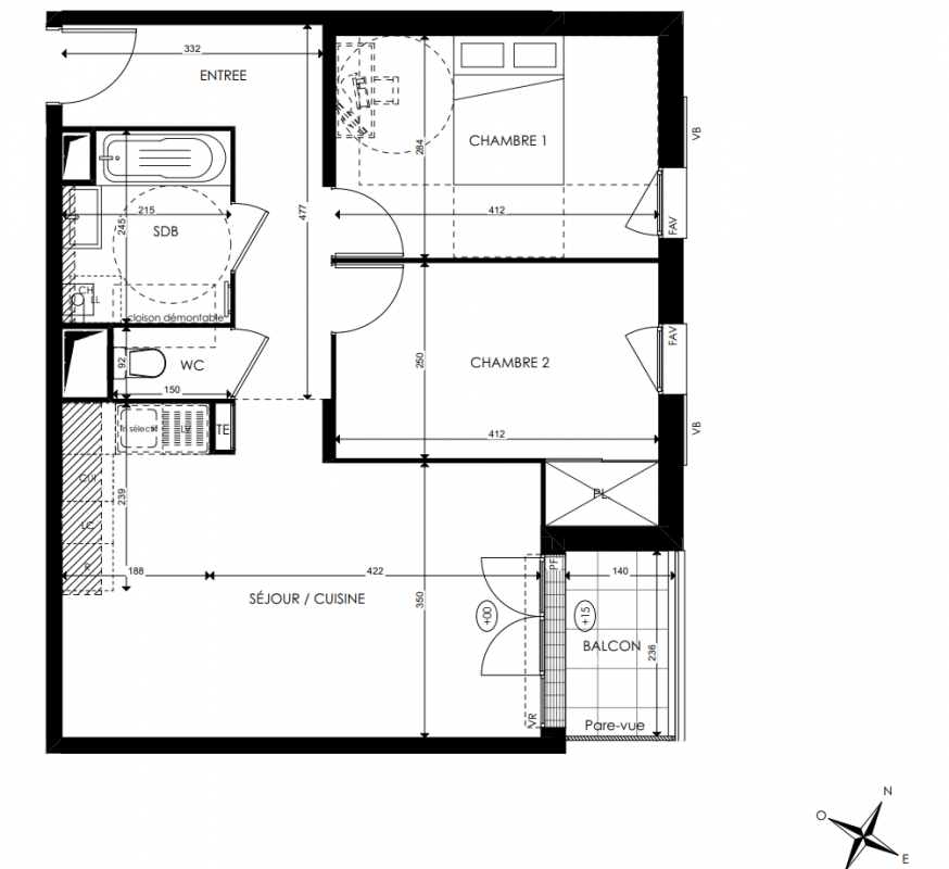 Plan du lot