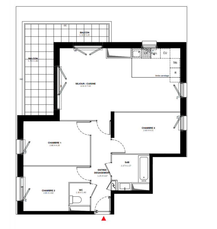 Plan du lot
