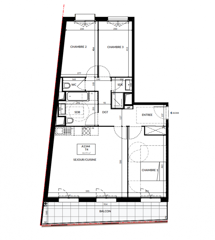 Plan du lot