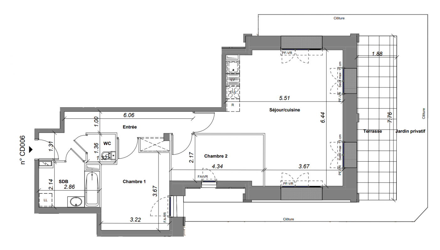 Plan du lot