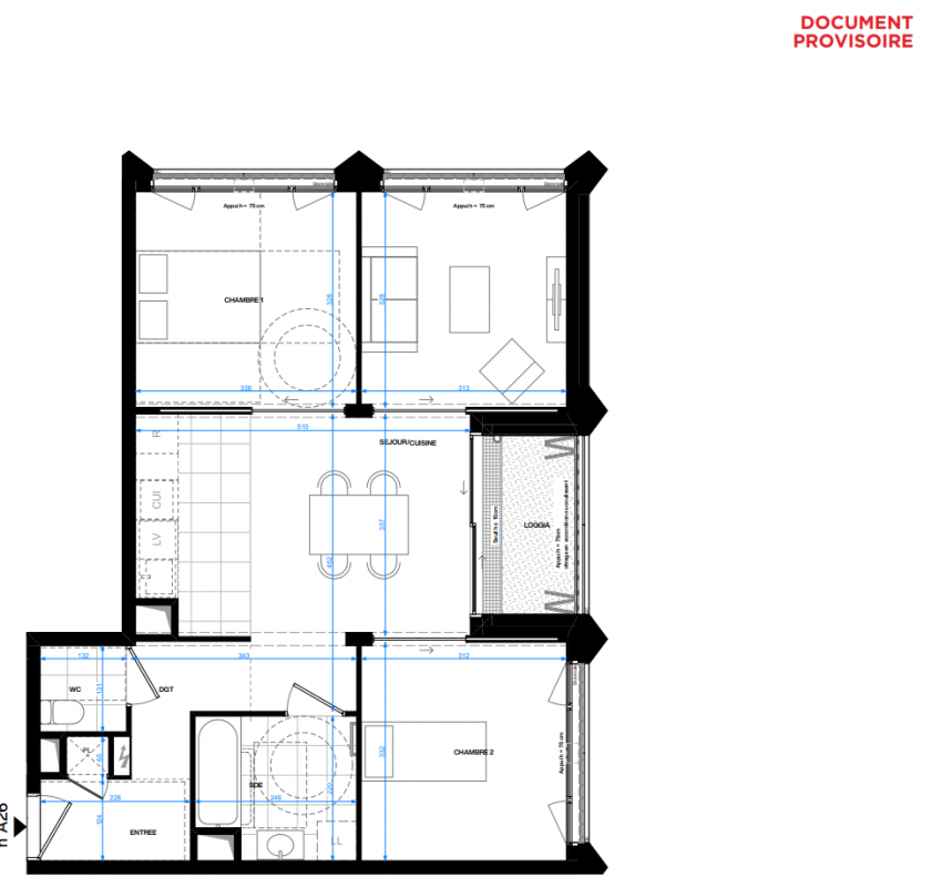 Plan du lot