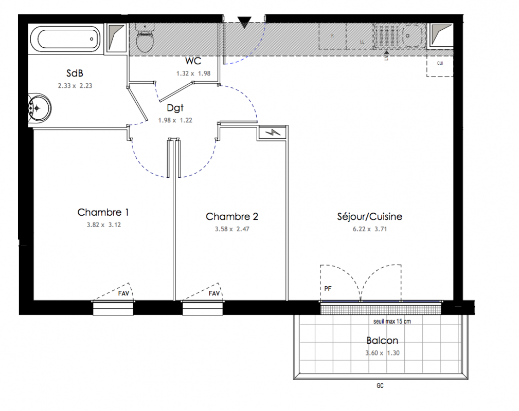 Plan du lot