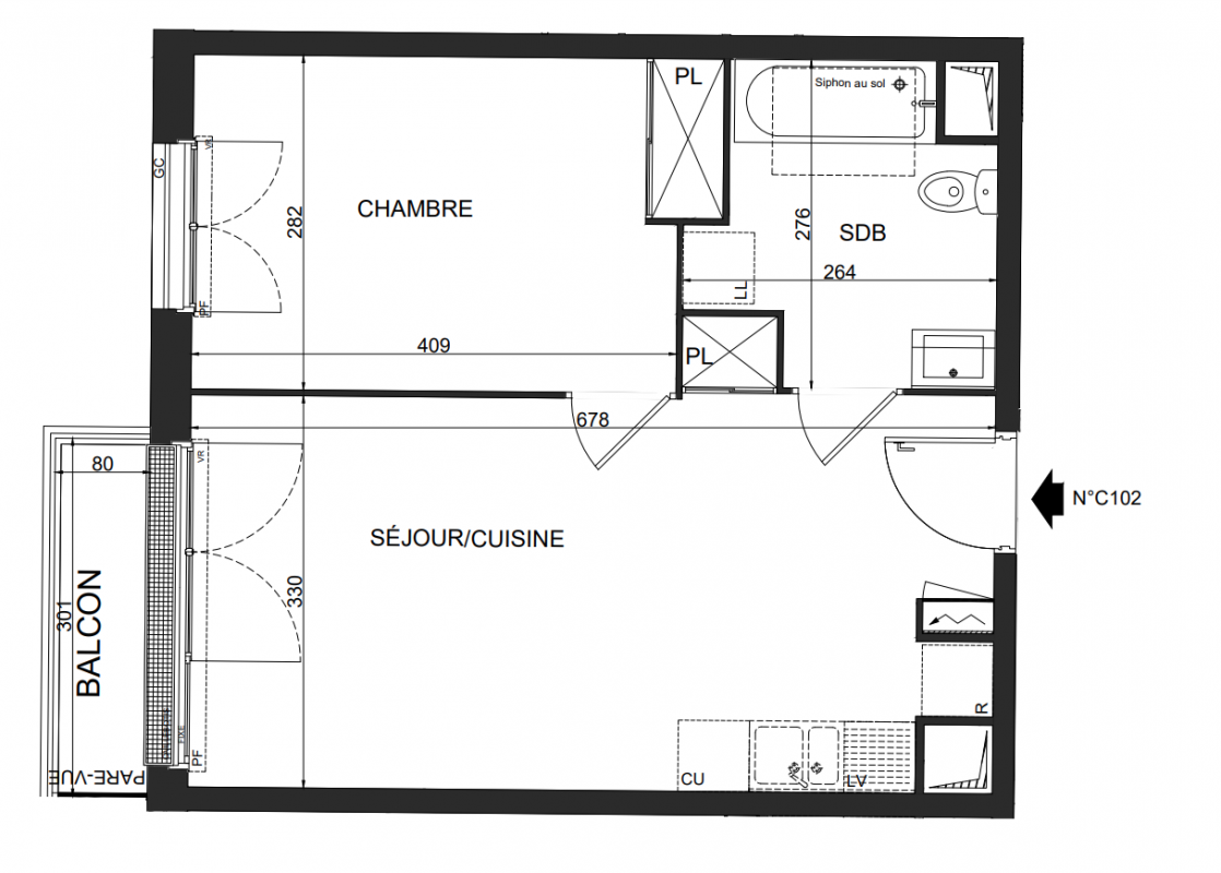 Plan du lot