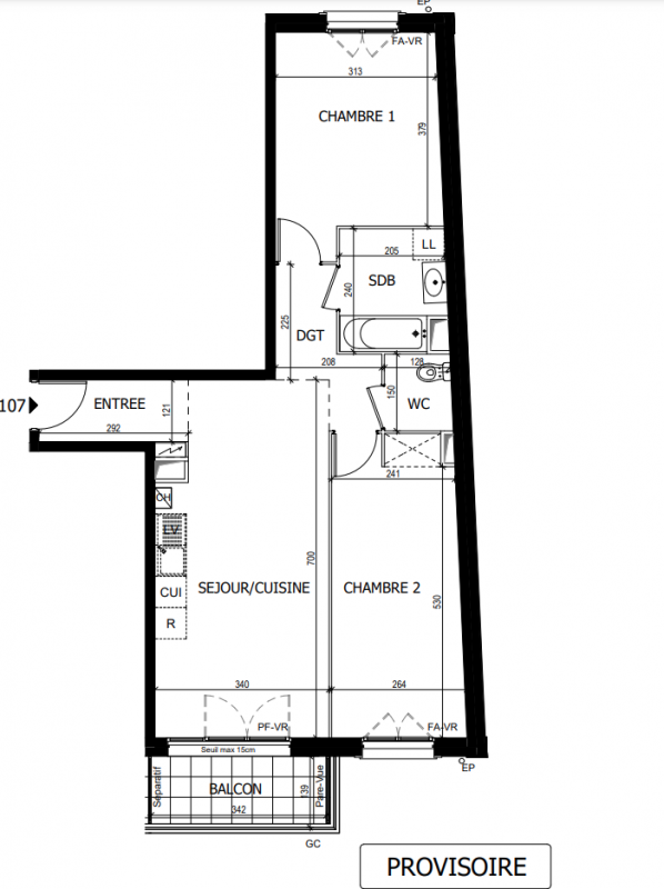 Plan du lot