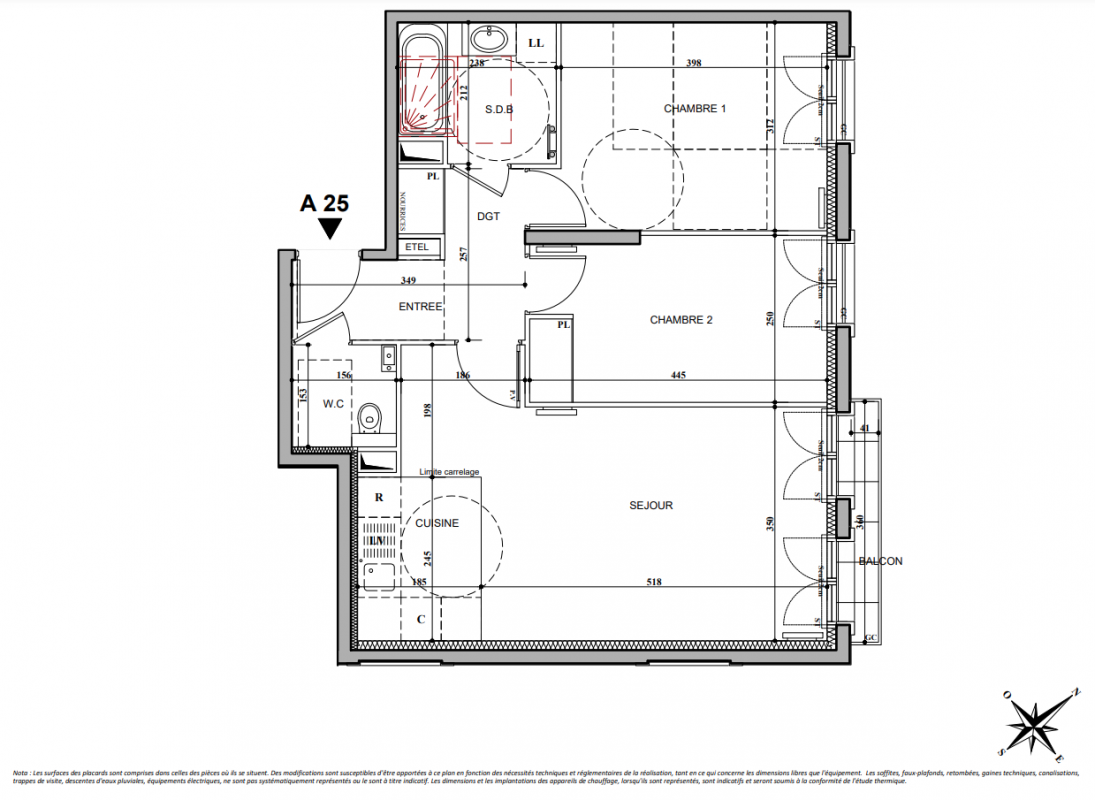 Plan du lot