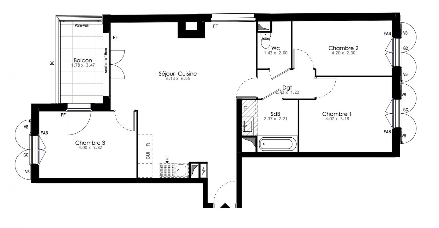 Plan du lot